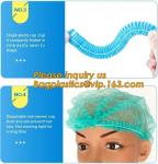 Elastic Cap covers, Medical Disposable Surgical Head Caps, Nonwoven Bouffant Mob