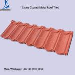 Metal Roofing Sheets Stone Coated Terracotta Red Coating Steel Roof Tile Prices