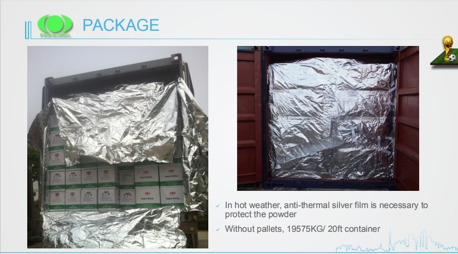 Powder Epoxy Coating Special Hybid White Low Curing Powder Coating For The New Type Of Radiator