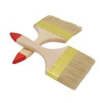 Easy To Clean Real Bristle Brush , Anti - Abrasive 100 Pure Bristle Paint Brush