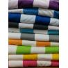 Buy cheap Gold Gray Blue And White Striped Pool Towels Suede Beach Towel Hiking 300g from wholesalers