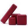 Buy cheap Custom Luxury Jewelry Packaging Box with Handmade Red Leather Exquisite Craftsmanship from wholesalers
